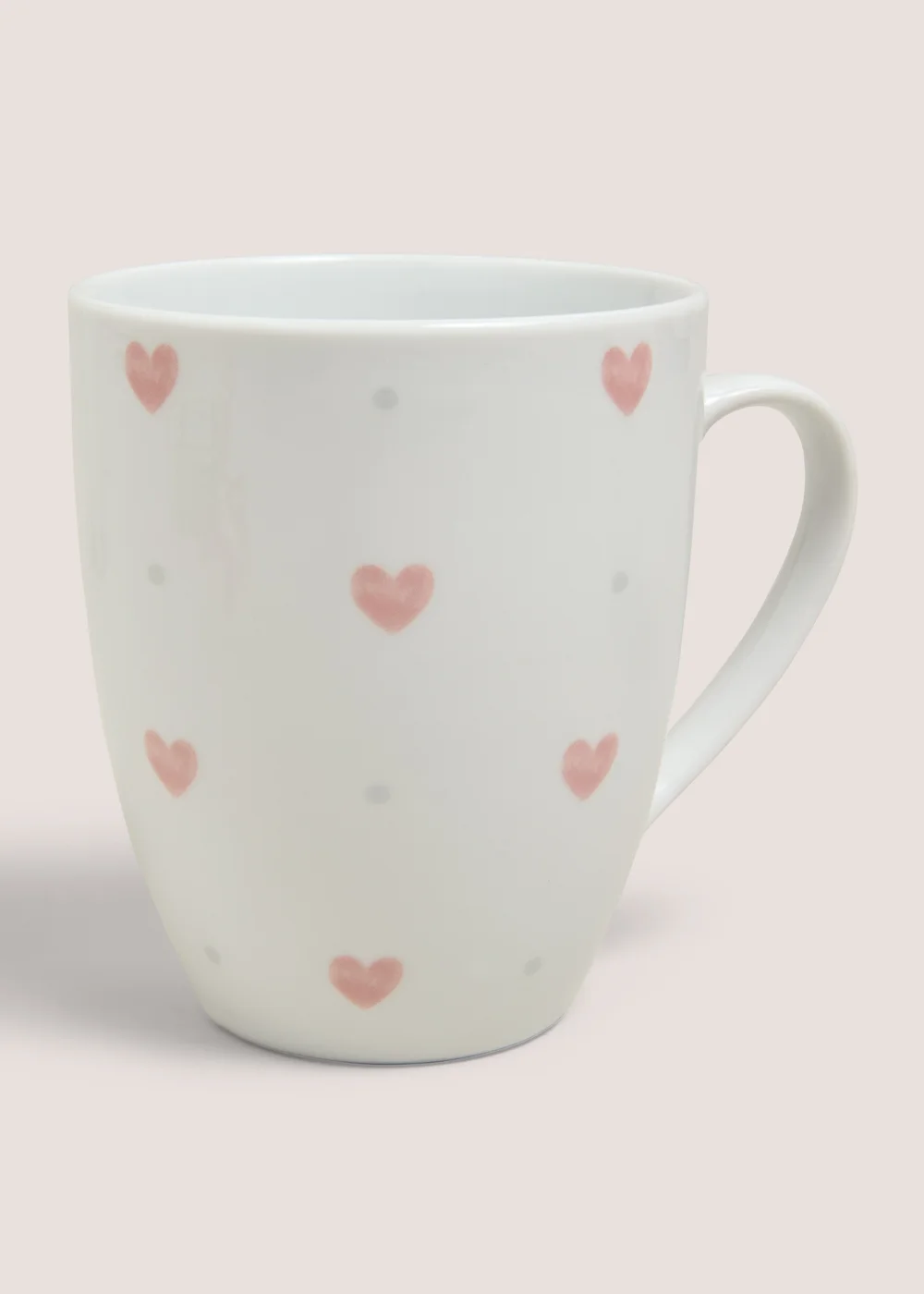 4 Pack Pink Heart Mugs Image 2