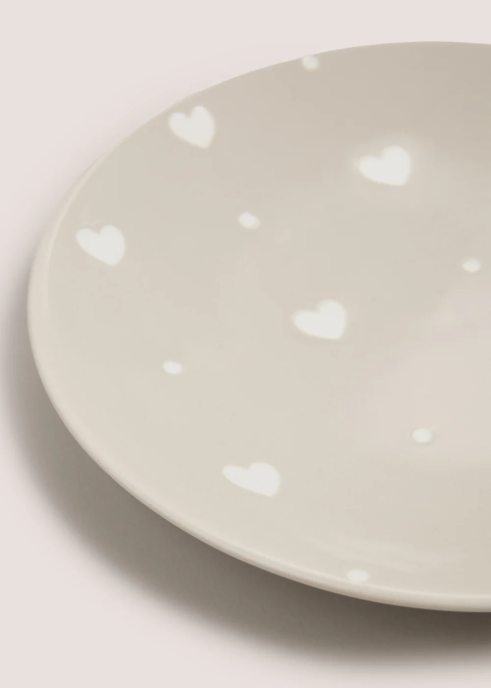 Neutral Heart Side Plate Image 2