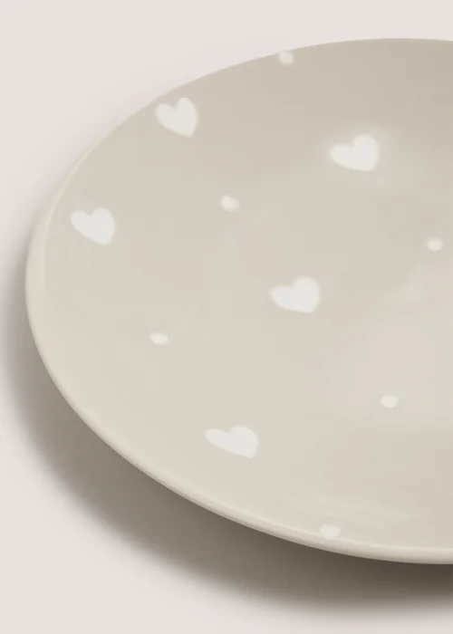 Neutral Heart Side Plate Image 2