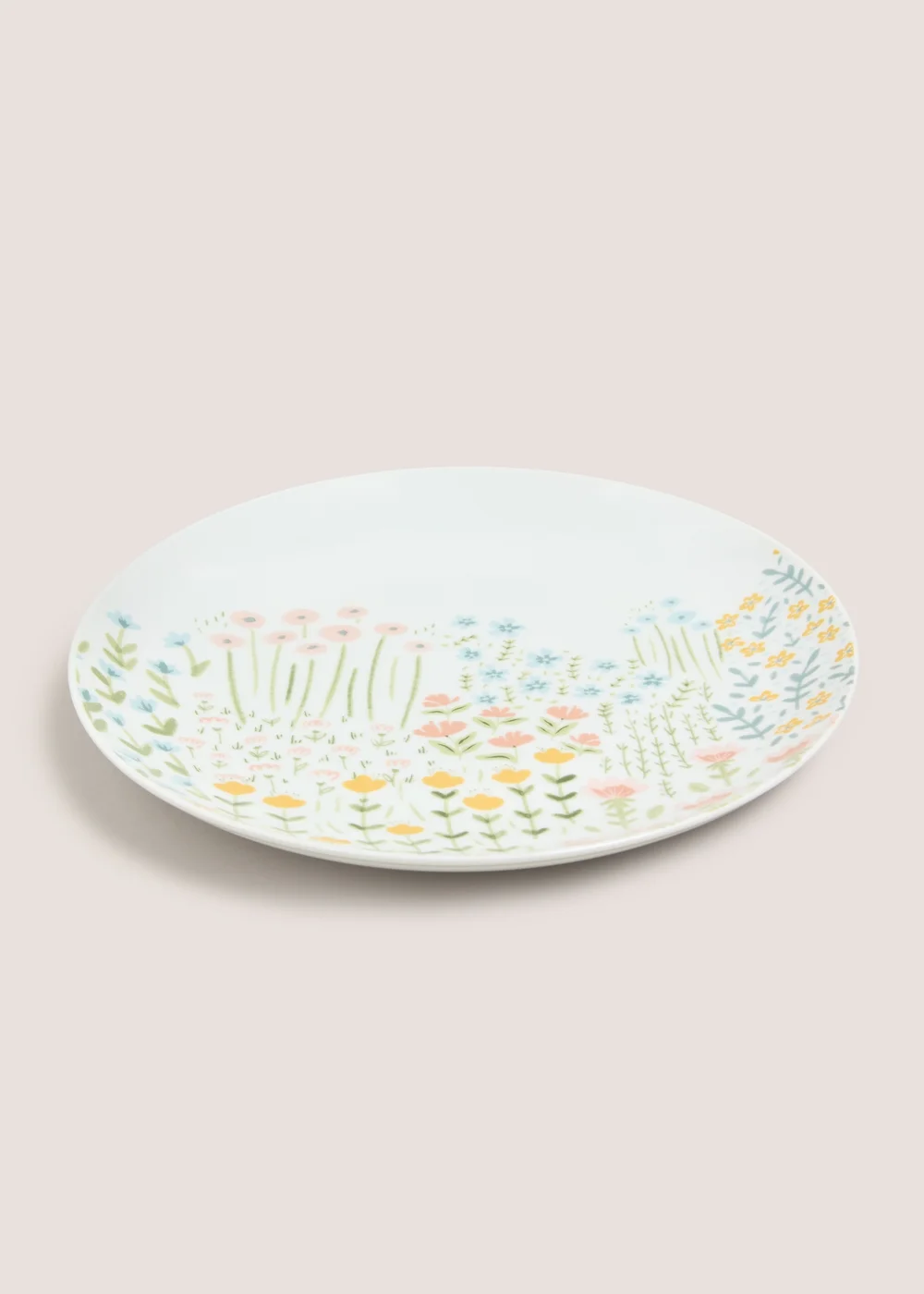 White Meadow Dinner Plate Image 1