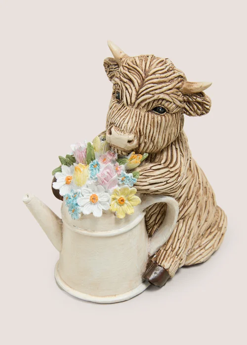 Highland Cow Watering Can Image 1