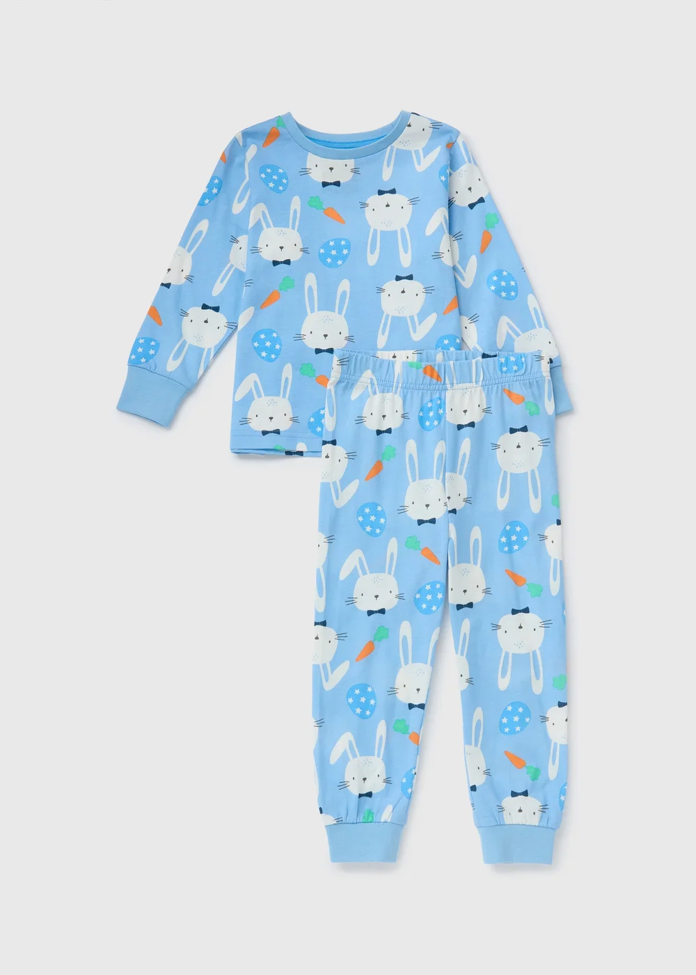 Kids Blue Easter Pyjama Set (1-7yrs) - Age 2 - 3 Years Image 1