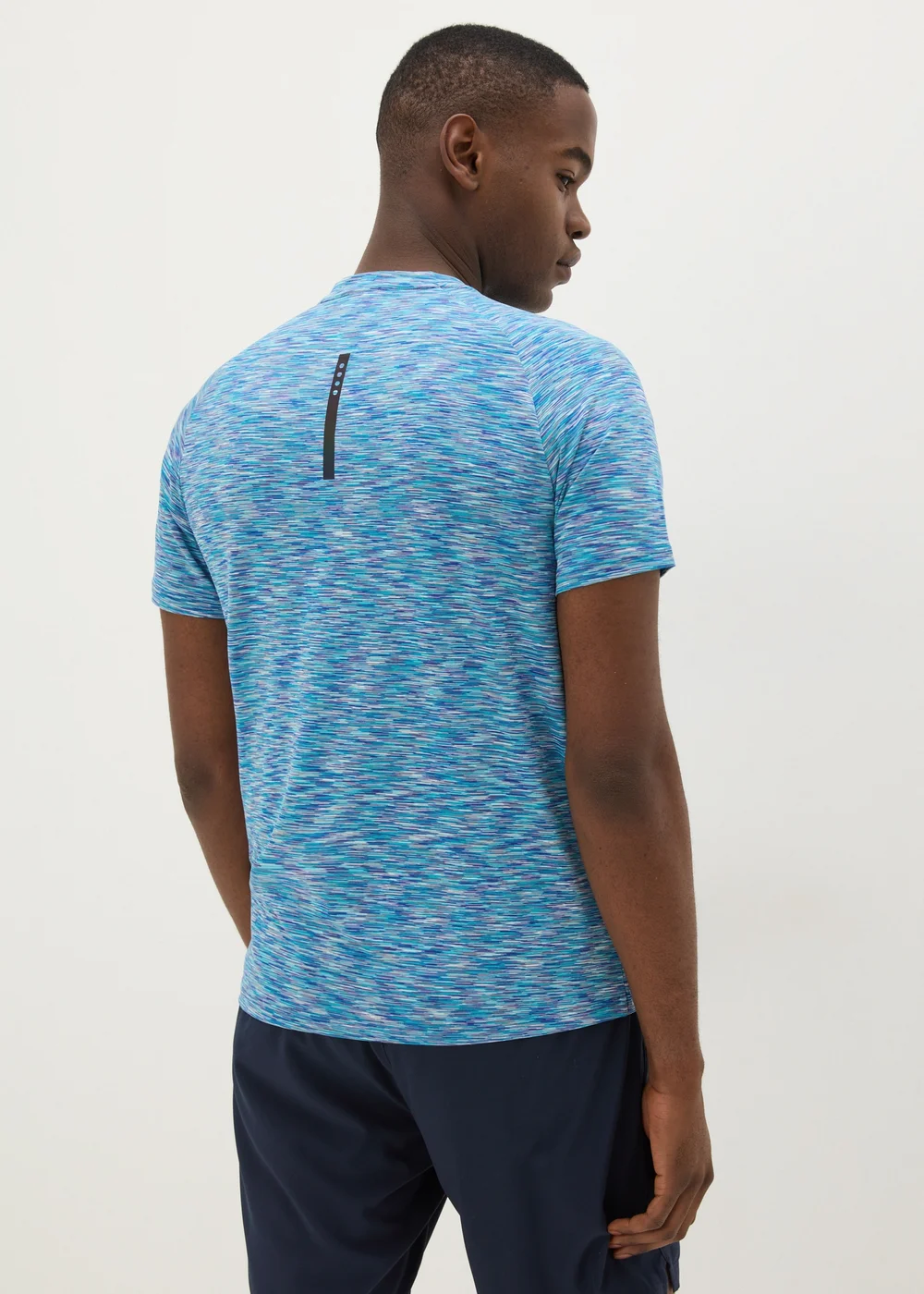 Souluxe Blue Space Dye T-Shirt - XS Image 2