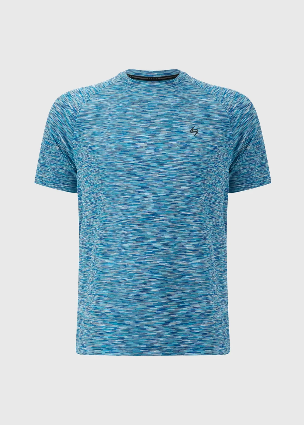 Souluxe Blue Space Dye T-Shirt - XS Image 4