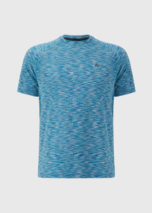 Souluxe Blue Space Dye T-Shirt - XS Image 4
