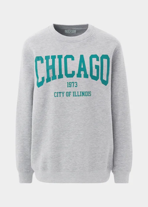 Grey Chicago Sweatshirt - S Image 4