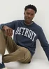 Navy Detroit Sweatshirt - Small Image 1