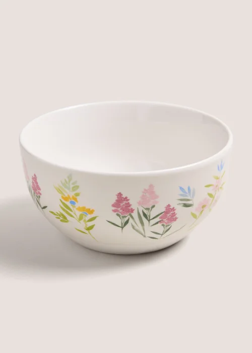 Rabbit Floral Bowl Image 1