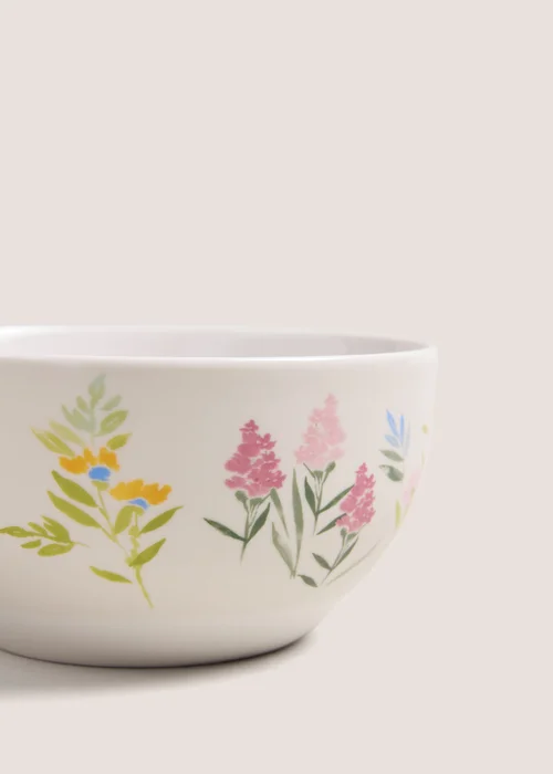 Rabbit Floral Bowl Image 2