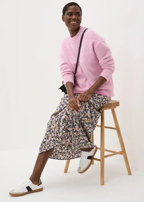 Multicolour Floral Flared Midaxi Skirt - 8 Image 3