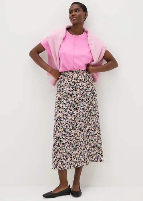 Multicolour Floral Flared Midaxi Skirt - 8 Image 1