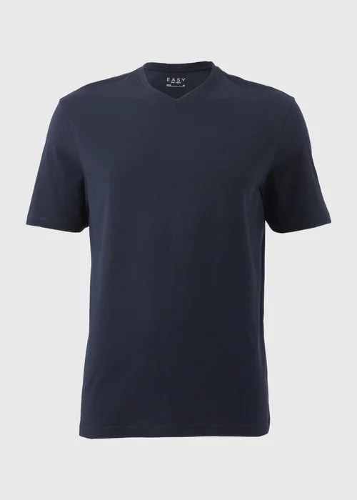 Navy Essential V-Neck T-Shirt - XS Image 4