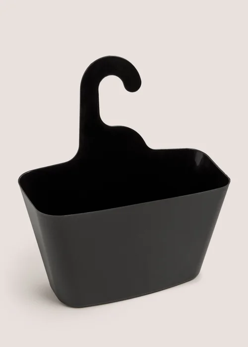 Black Plastic Shower Caddy Image 1