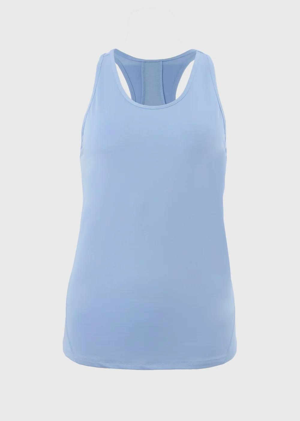 Blue Mesh Detail Vest Top - S Image 4