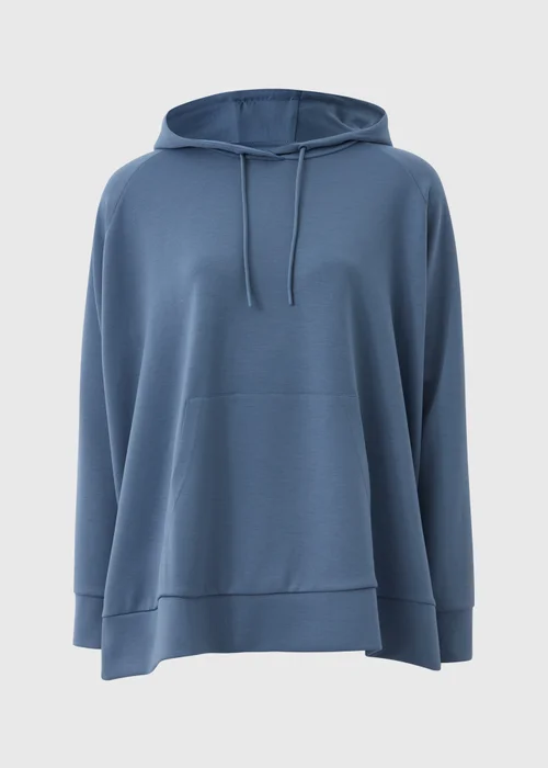 Souluxe Blue Longline Hoodie - S Image 4