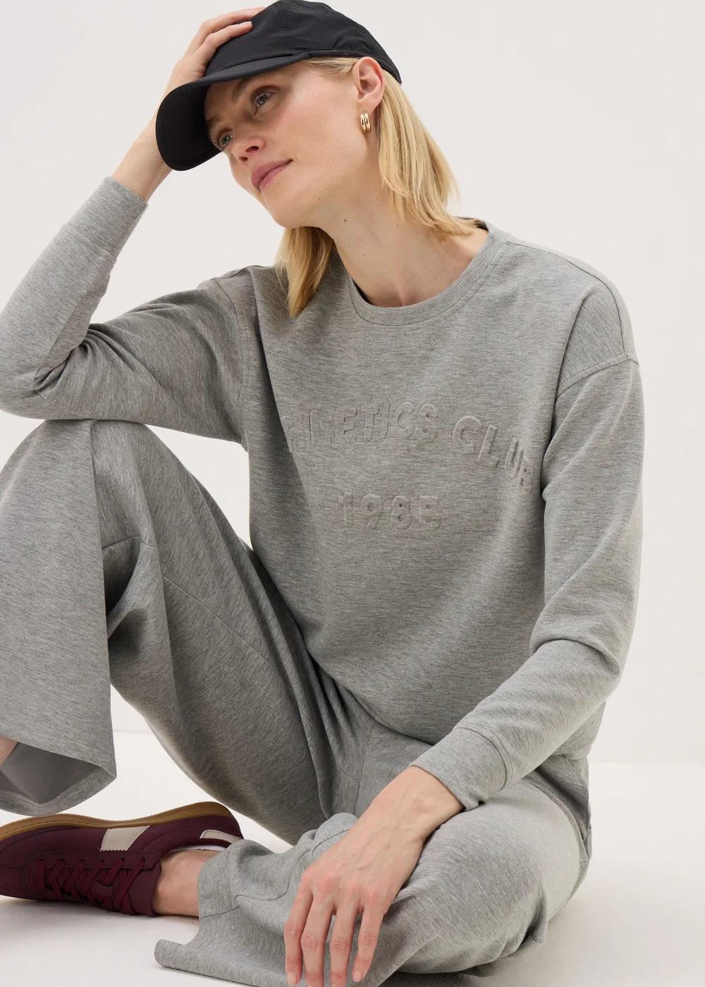 Souluxe Grey Athletics Club Sweatshirt - S Image 1