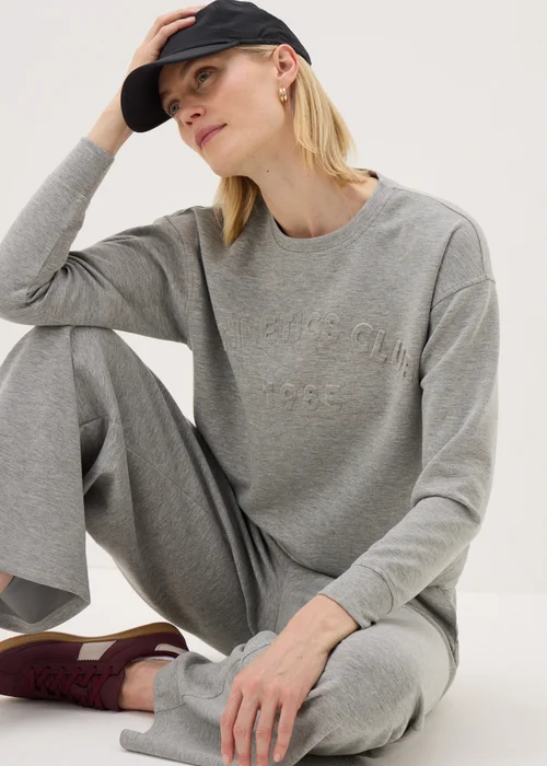 Souluxe Grey Athletics Club Sweatshirt - S Image 1