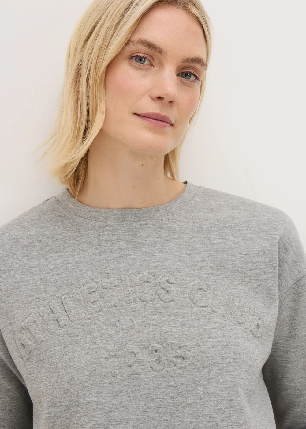 Souluxe Grey Athletics Club Sweatshirt - S Image 3