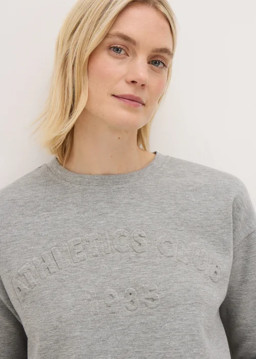 Souluxe Grey Athletics Club Sweatshirt - S Image 3