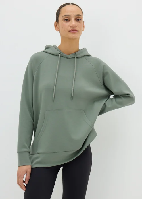 Souluxe Green Longline Hoodie - S Image 1