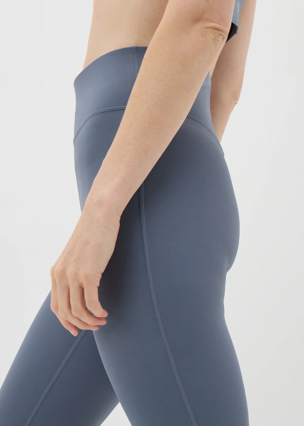 Souluxe Blue Long Leggings - 8 Image 3