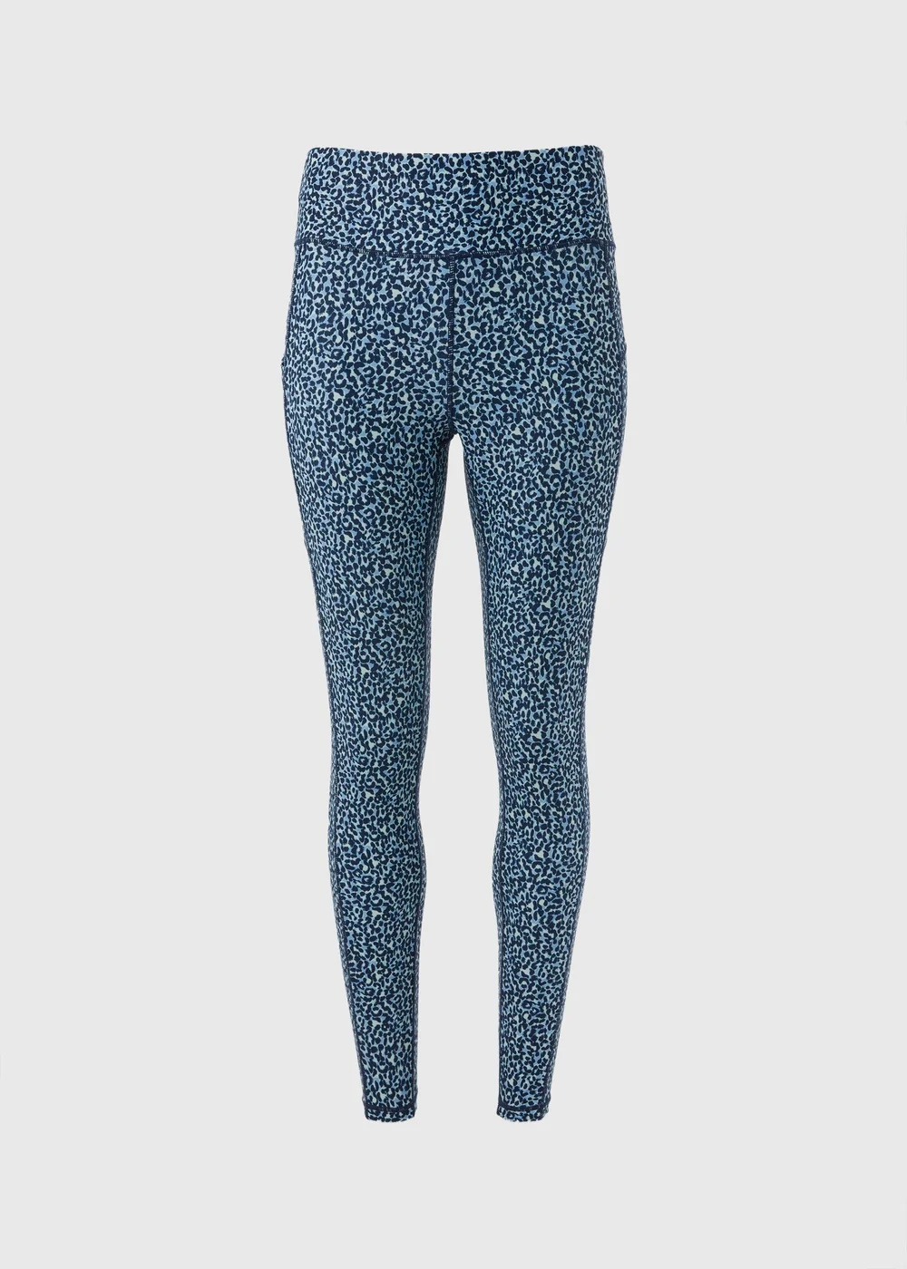 Souluxe Navy Textured Leggings - 8 Image 4