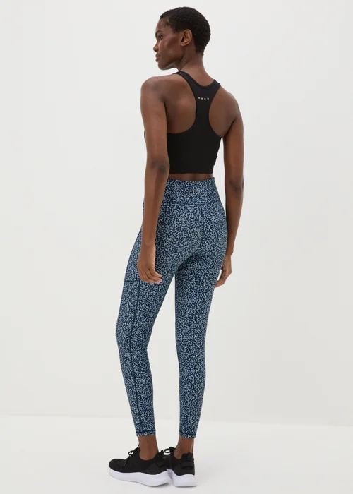 Souluxe Navy Textured Leggings - 8 Image 2