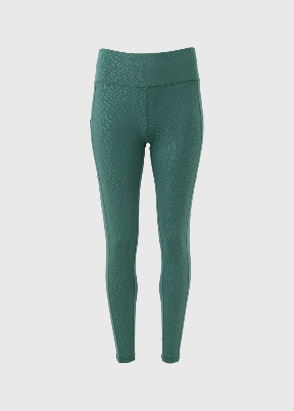 Souluxe Green Textured Leggings - 8 Image 4