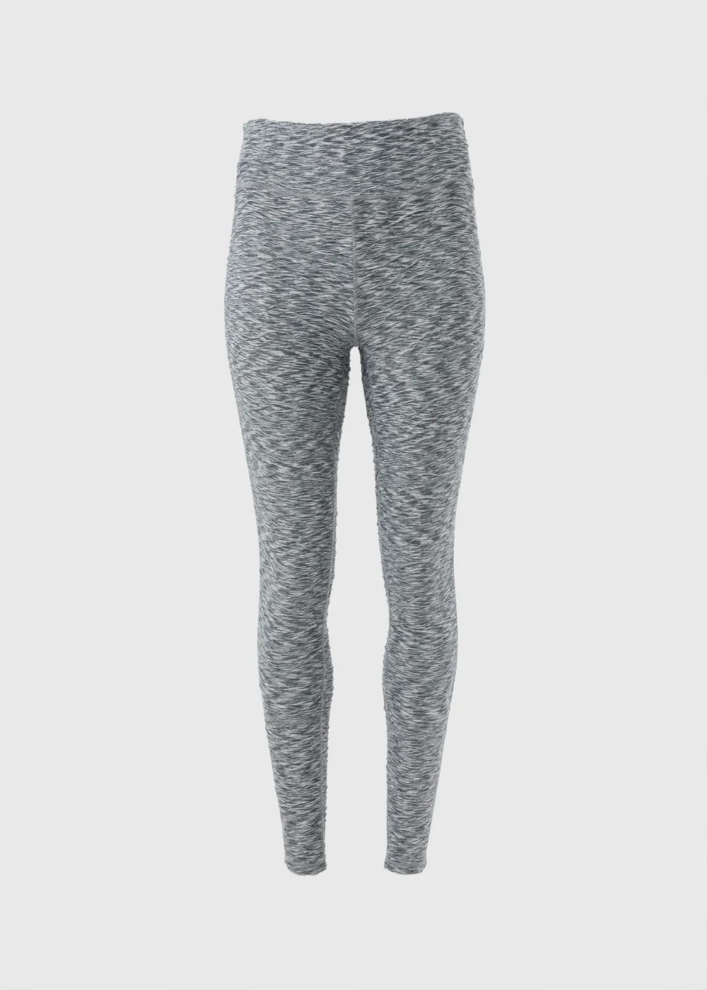 Souluxe Grey Textured Leggings - 8 Image 4