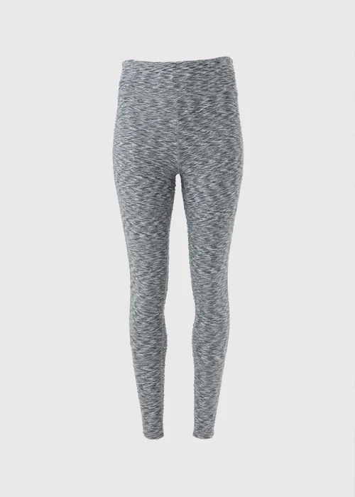 Souluxe Grey Textured Leggings - 8 Image 4