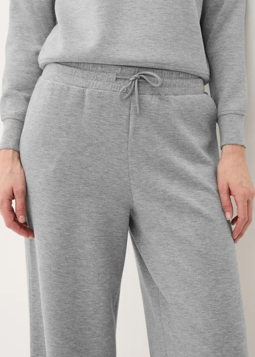 Souluxe Grey Wide Leg Jogging Bottoms - S Image 3