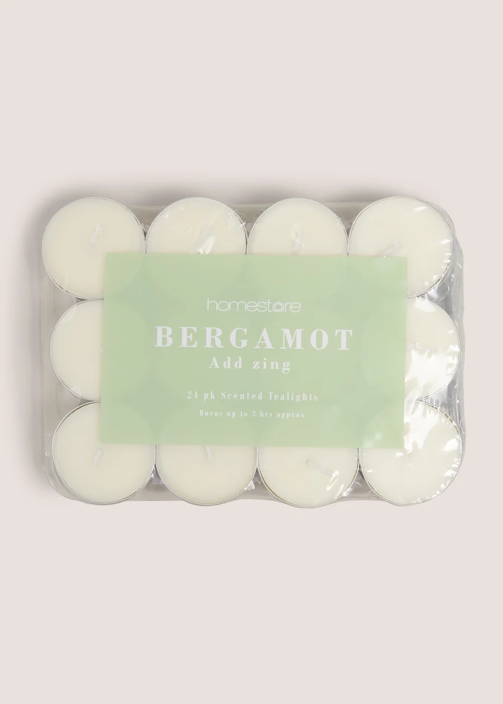 24 Pack Bergamot Tea Lights Image 1