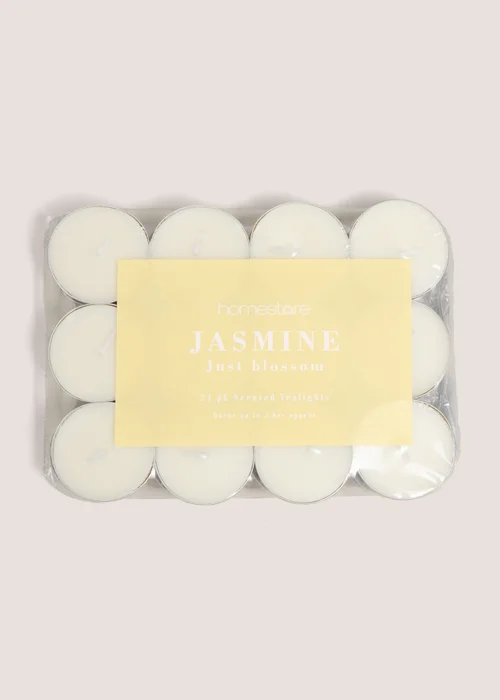 24 Pack Jasmine Tea Lights Image 1