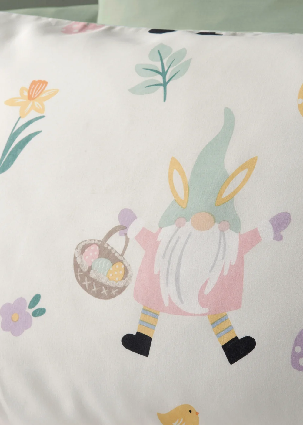 Green Easter Gonk Duvet Set - Single Image 2