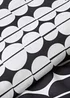 Black Mono Linear Duvet Set - Single Image 3