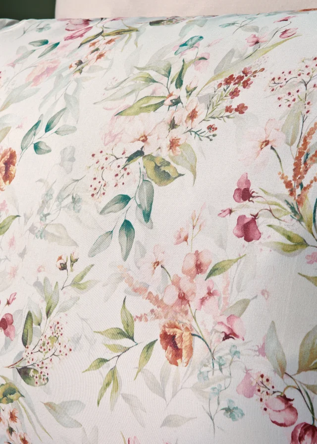 Green Peonies Duvet Set