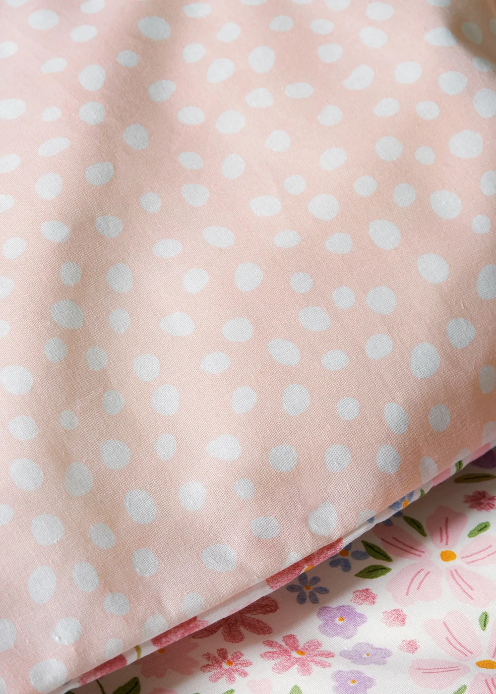 Pink Ditsy Floral Duvet Set - Single Image 3