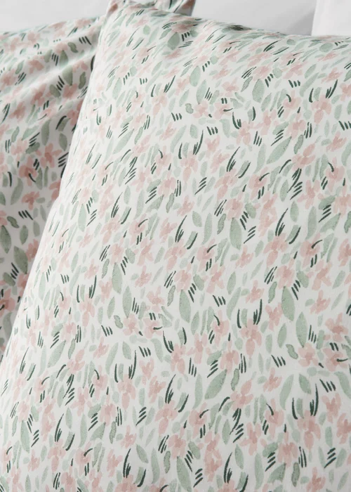 Pink Scatter Floral Duvet Set - Single Image 2