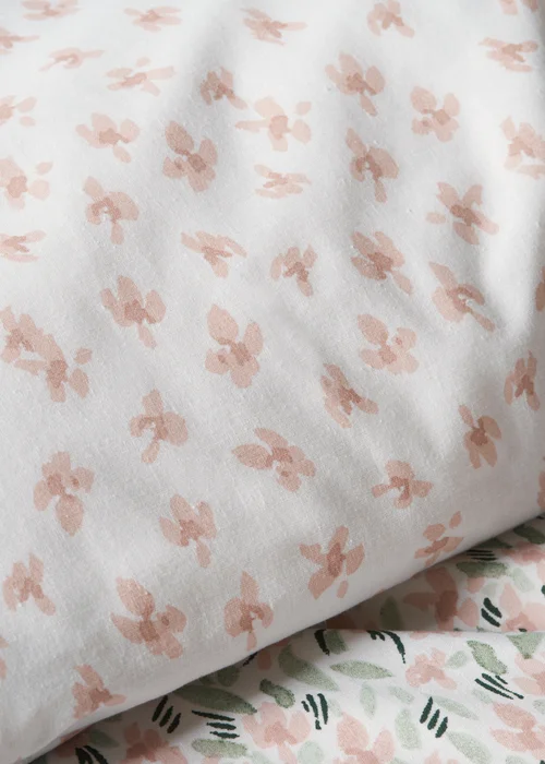 Pink Scatter Floral Duvet Set - Single Image 3
