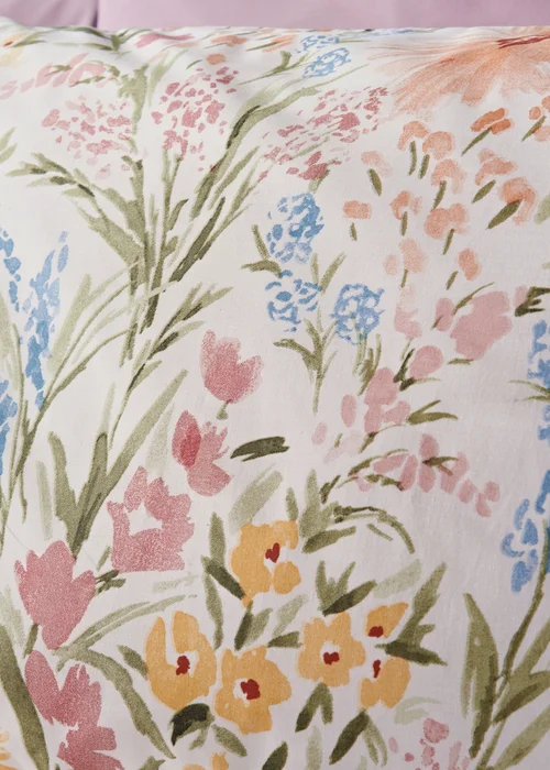 Multicolour Meadow Floral Duvet Set - Single Image 2