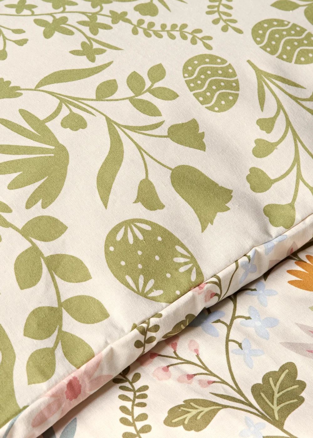 Multicolour Spring Bunny Duvet Set - Single Image 3