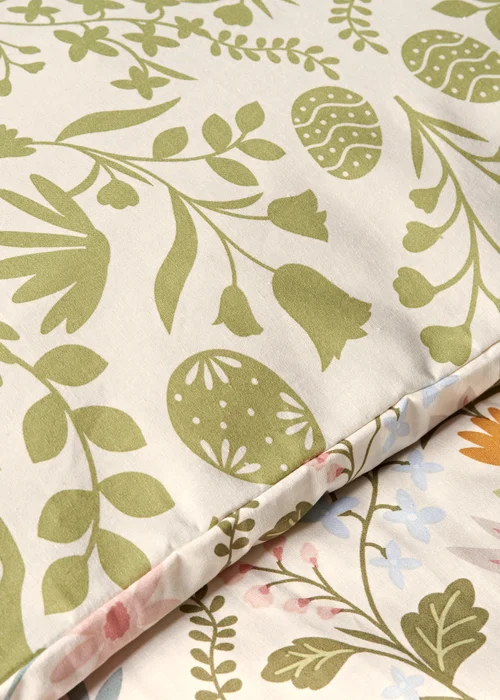 Multicolour Spring Bunny Duvet Set - Single Image 3