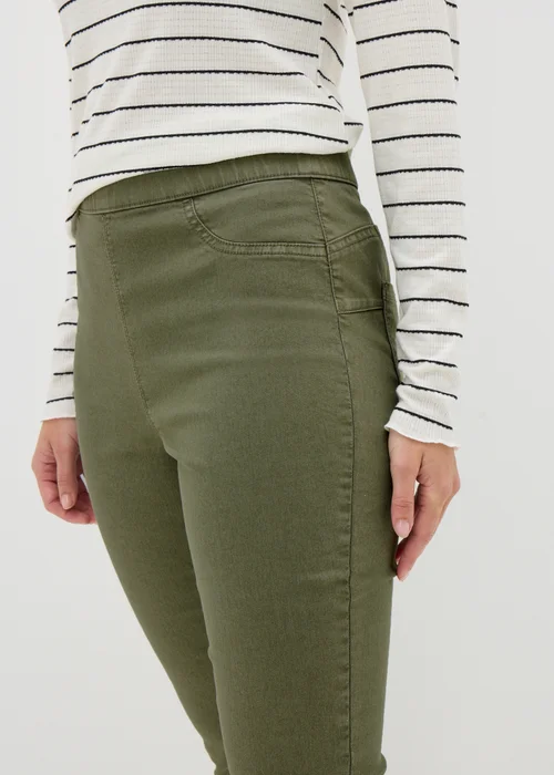 Khaki Rosie Jeggings - 8/L29 Image 3