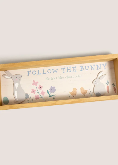 Follow The Bunny Easter Sign Image 2