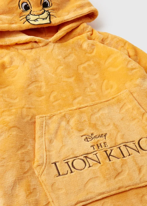 The Lion King Kids Yellow Simba Snuggle Hoodie (3-13yrs) - Small Image 2