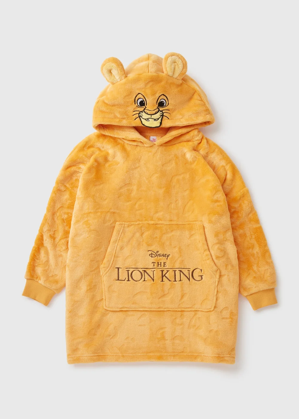 The Lion King Kids Yellow Simba Snuggle Hoodie (3-13yrs) - Small Image 1
