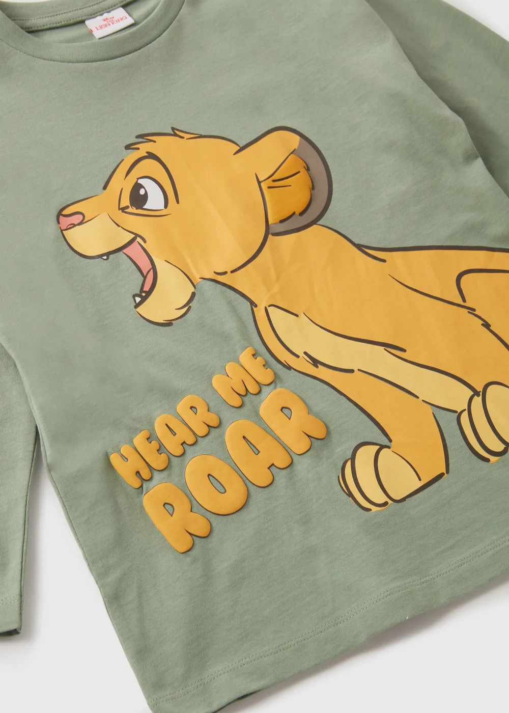 The Lion King Boys Khaki Simba Long Sleeve T-Shirt (1-7yrs) - 1-1.5 Yrs Image 2