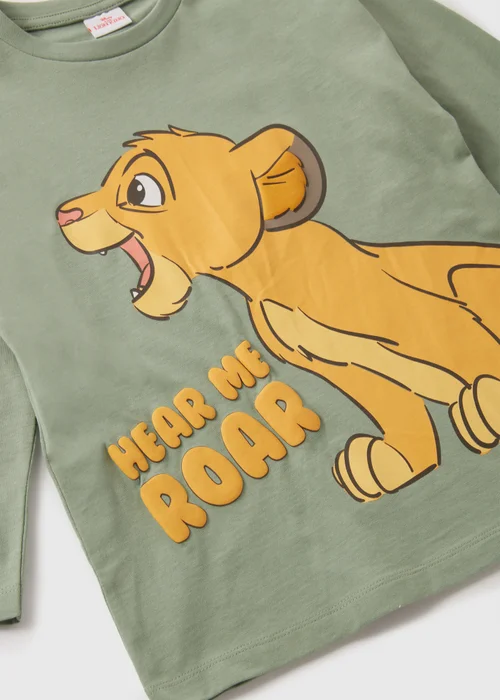 The Lion King Boys Khaki Simba Long Sleeve T-Shirt (1-7yrs) - 1-1.5 Yrs Image 2