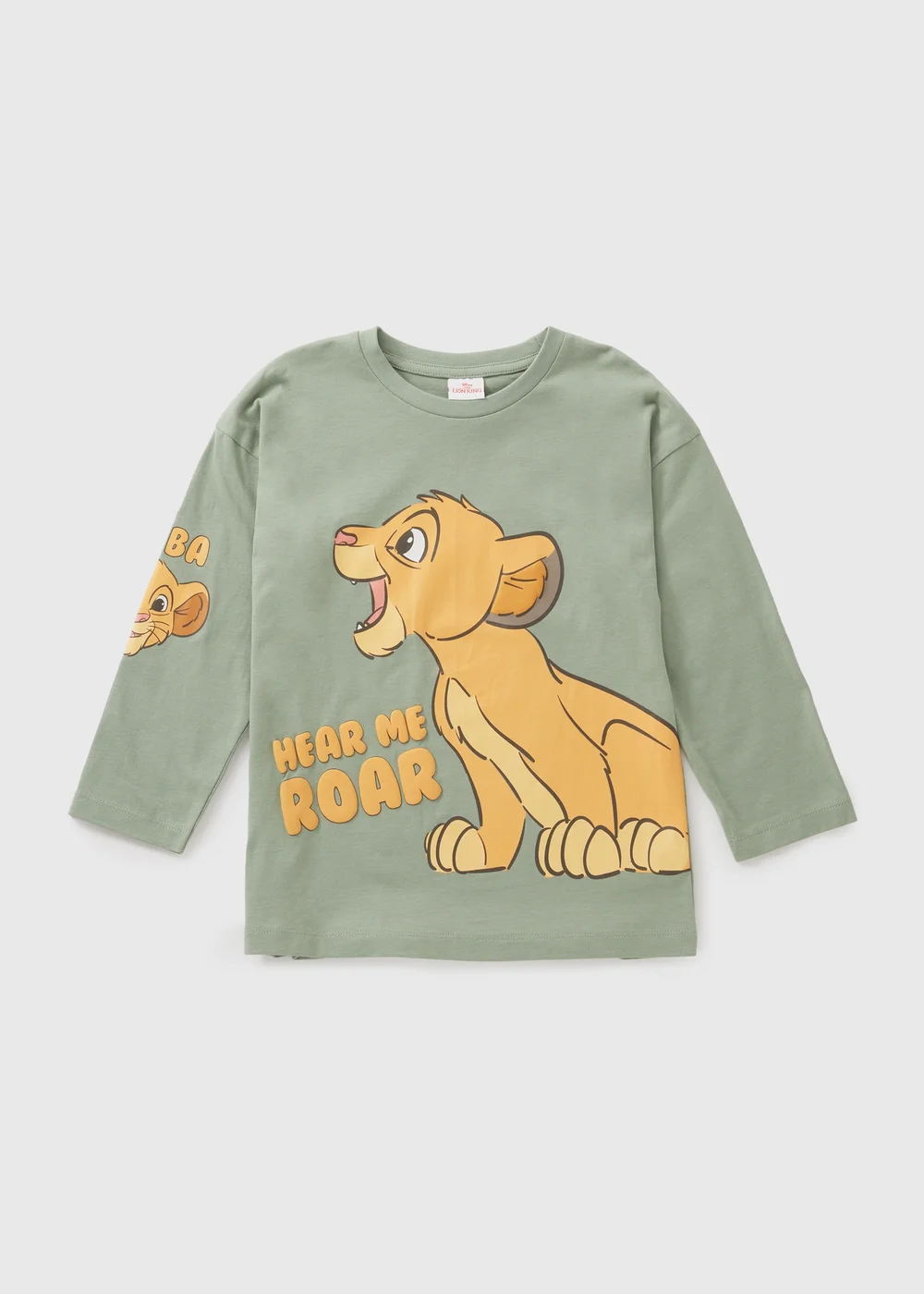 The Lion King Boys Khaki Simba Long Sleeve T-Shirt (1-7yrs) - 1-1.5 Yrs Image 1