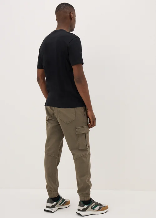 Brown Knitted Cargo Trousers - 30 Waist Regular Image 2